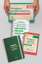 Ekologiczny poradnik księzycowy (ksiażkowy, biurkowy, ścienny)+ planer na dobry rok - prenumerata roczna